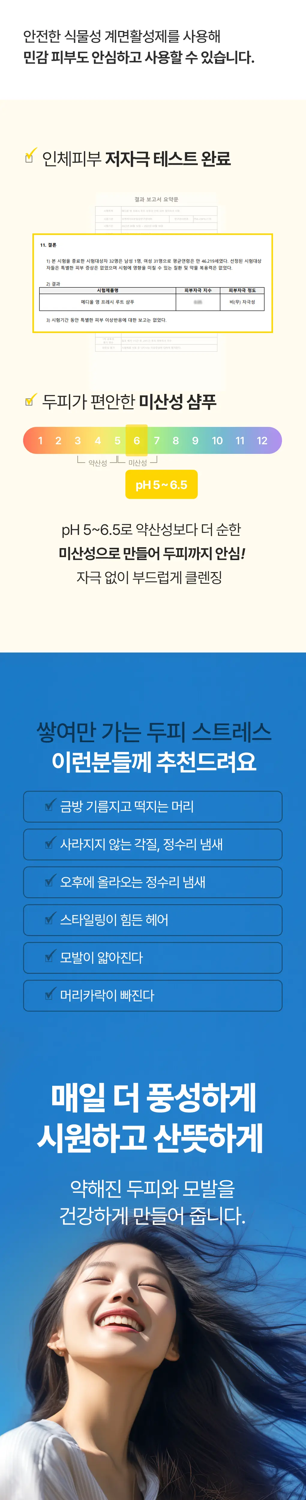 [지현우 PICK] 메디올 영 프레시 루트 샴푸 333ml 상세페이지 7